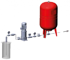 Bình tích áp Varem 200l 25 Bar