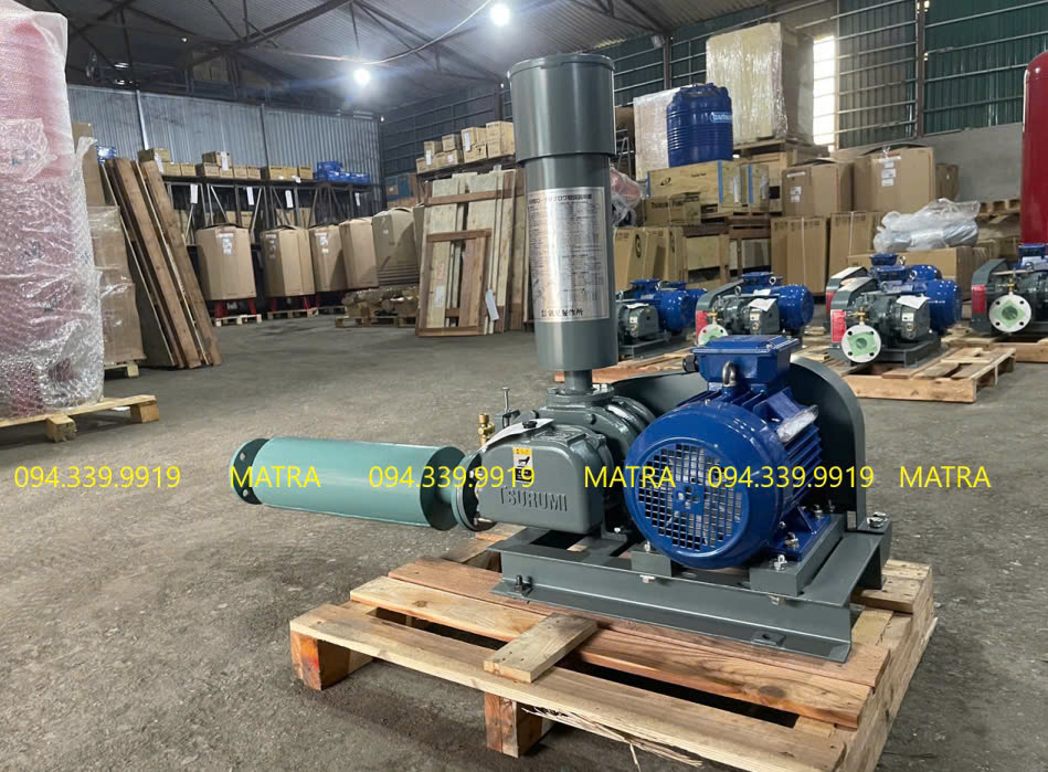 Máy thổi khí Tsurumi Seri RSR thổi khí đặt cạn Nhật Bản MAY THOI KHI TSURUMI DAT CAN RSR 6
