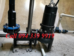 Máy bơm chìm Tsurumi 80U23.7 và phụ kiện Bo bom
